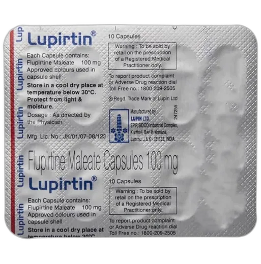 lupirtin capsule 10's